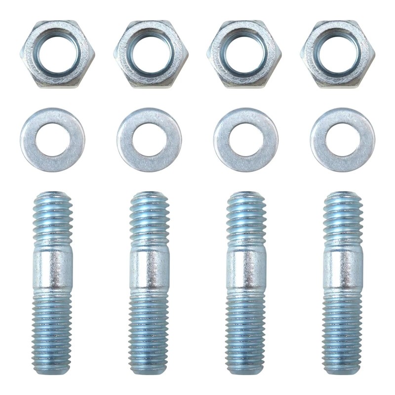 4Pack Carburetor Studs Kit, 1-3/8in Carburetor Studs Set Metal Carb