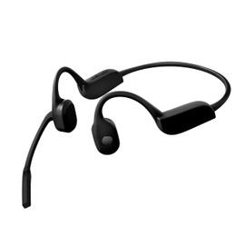 Bigvapor Bone Conduction Headphones Bluetooth with Mic, Noise Cancelling Open-Ear Sweatproof Bone Conducting Headsets Microphone Wireless for Work, Sports,Call, Meeting Headphones