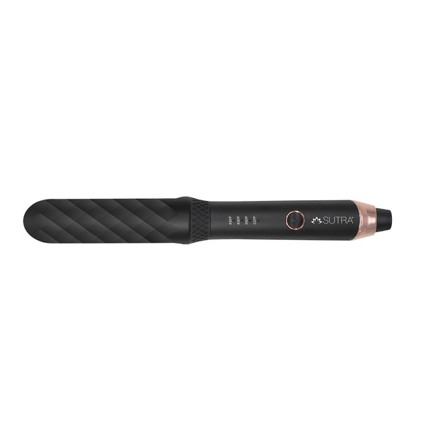 SUTRA Professional Styling Wand | 2-in-1 Hair Straightener/Flat Iron, and Curling Iron, Curl, Wave, or Straighten Hair, 4 Heat Settings, 1-inch, Black