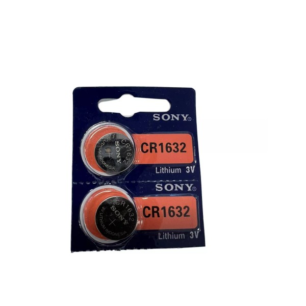 Sony 2 pcs SONY CR1632 3V High Energy Lithium Battery