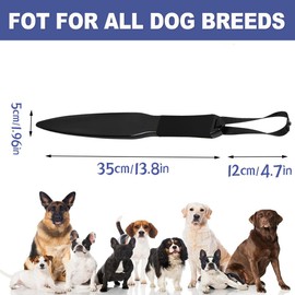 QOOWFEANIG Dog Breaker Stick No Bite Training Bar Tool, Ferocious Dog Nylon Bite Sticks for Medium Large Dogs,Dog Fighting Jaw Openers, Nylon Dog Chew Toys for Safely Separating Dogs(Yellow, 2PCS)