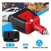 Importeek Inversor Corriente Automotriz Coche 150w Usb 12v A 110v