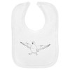 'Pigeon with Attitude' Soft Cotton Baby Bib (BI00059142)