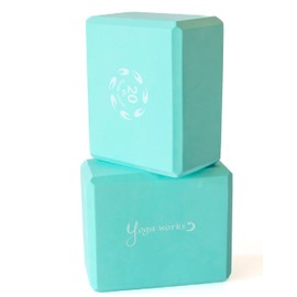Yoga Works Yoga Block Mini Mint (Set of 2)