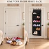 Over the Door Shoe Organizer with Large Deep Pockets, Foldable
