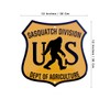 US Sasquatch Division Dept. Metal Wall Sign Bigfoot Man Cave