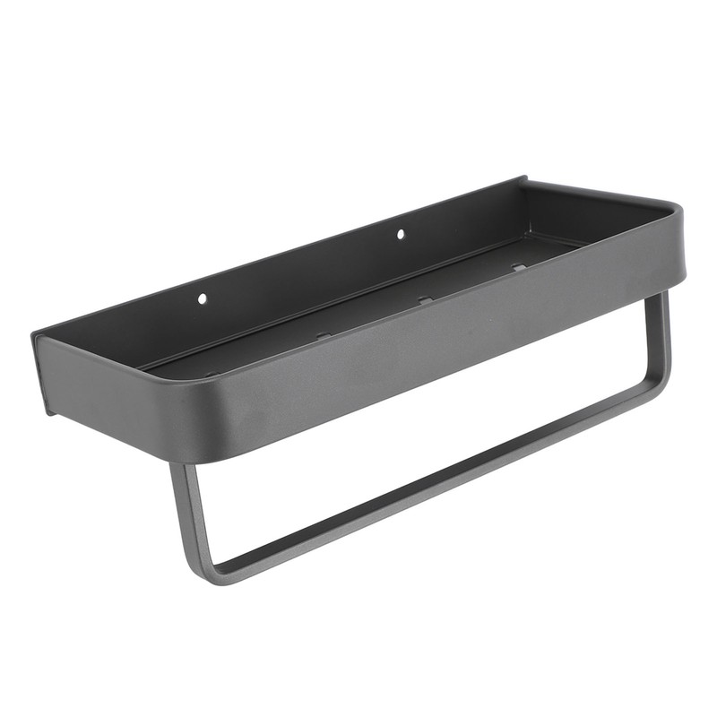 Shower Caddy Wall Mount Shelf Basket Aluminium Large Capacity Modern