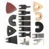 40pcs Saw Blades Oscillating Multi Tool Accessories Kit for Repairing