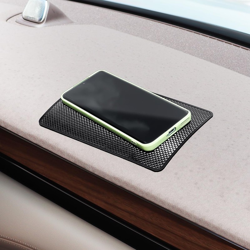 yuntop 2 Pack Car Dashboard Anti-Slip Rubber Pad, Car Dashboard