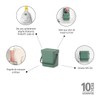Brabantia Sort & Go Organic Bucket, Plastic, Fir Green, 3