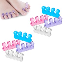 8 Stück Zehenspreizer Nagellack,Zehentrenner Silikon,Zehenspreizer,Zehentrenner,Toe Separator,Zehentrenner Pediküre,Zehentrenner Nagellack,Zehenspreizer Silikon