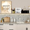 WUZYOU Funny Kitchen Wood Box Sign Table Decor, Retro I