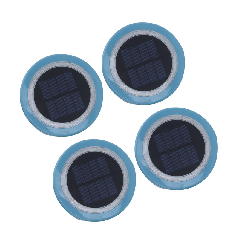 4Pcs Solar Floating Lights Waterproof LED Swimming Pool Lamp Solar