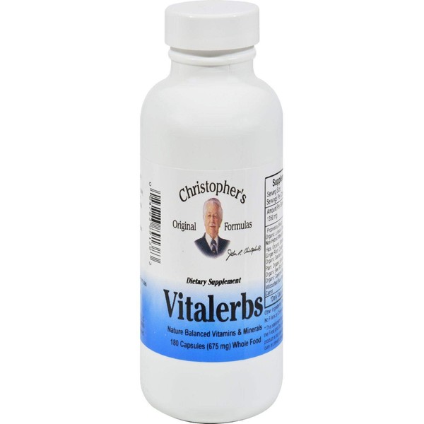 Dr. Christopher's Formulas - Vitalerbs 180 Vcap