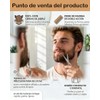 Piezas Cepillo Barba Hombre Set Peine Tijeras Cuidado Diario Viaje