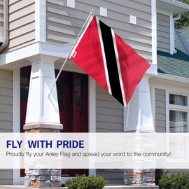 Anley Fly Breeze 3x5 Foot Flag of Trinidad and Tobago - Vivid Color and Fade Proof - Canvas Header and Double Stitched - Trinidad & Tobago Flag Polyester with Brass Grommets 3 X 5 Ft