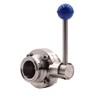 DERNORD Sanitary Butterfly Valve with Pull Handle Stainless Steel 304