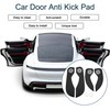 X AUTOHAUX Leather Car Door Anti Kick Pad Sticker for