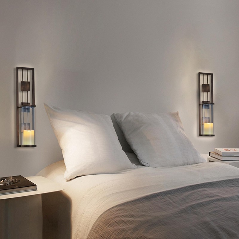 Shelving Solution Shelving Solution Wall Sconce Candle Holder Metal Wall