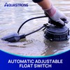 AQUASTRONG 3/4 HP Sump Pump, 4200 GPH Stainless Steel and