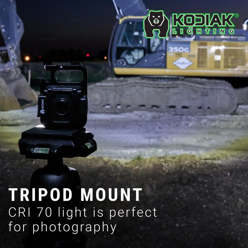 Kodiak Kompanion 500 Lumen Rechargeable LED Work Light, Compact Aluminum