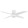 LEDLUX 52" Ceiling Fan with Light and Remote, Flush Mount