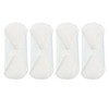 4pcs Feminine Cloth Pads Blue Pure Cotton Washable Reusable Breathable