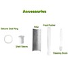 304 Stainless Steel Wheatgrass Juicer, Hand Crank Fruit Press for