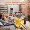 Space Heater for Indoor Use, 1500W Portable Electric Ceramic Heater,
