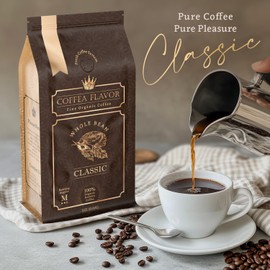 Coffea Flavor Fine Organic Coffee - Classico Coffee| Classic Medium Roast | 100% Arabica Coffee| Perfect for Espresso | USDA Certified Organic | Fair Trade | Grown and Roast in the Caribbean |16 Oz