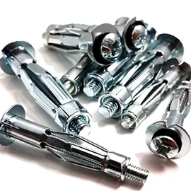 M4 x 38mm Heavy Duty Metal PLASTERBOARD Cavity Wall FIXINGS Anchors Plugs (10)