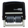 ExcelMark 13 Band Self-Inking Number Stamp - 2" x 1/4"