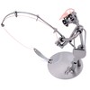 STEEMO Screw Man Fishing Gift Metal Art Decoration 18 x