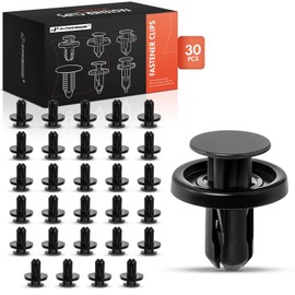 A-Premium 30PCS Nylon Push-Type with Drive Pin Clip Retainer Compatible with Toyota RAV4 2006-2014, Corolla iM 2017-2018, 4Runner 2006-2022 & Scion tC 2011-2016, xB 2008-2015, iQ, iM - For 9mm Hole