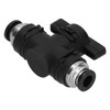 Air Flow Control Valve Pneumatic Connector Manual Adjust Quick Connect