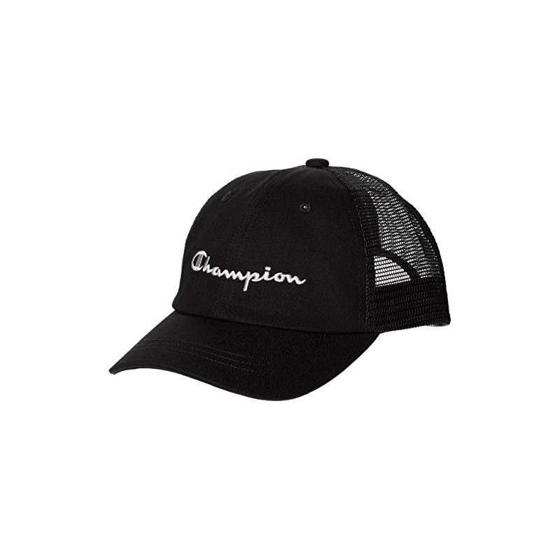 Champion 141-001A Kids Mesh Cap, Black