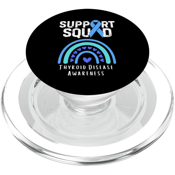Thyroid Disease Awareness Support Squad PopSockets PopGrip for MagSafe