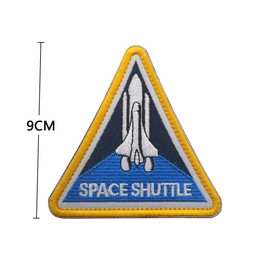 PHOENIX IKKI Space Shuttle Spaceship NASA Nasa Astronaut Rocket Embroidered Patch Patch Applique Triangle