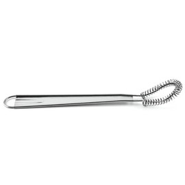 Silver Stainless Egg Beater Steel Mini Spring Coil Whisk Handheld Milk Frother Foamer Sauce Stirrer Blender Coffee Mixer Kitchen Egg Tools Whisks Kitchen Utensils and Gadgets