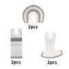 Oiieco 6Pcs Diamond Multi Tool Blades Kit, Oscillating Multi Tool