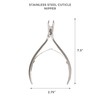 ForPro Professional Collection Cobalt Cuticle Nipper, Stainless Steel Cuticle Nipper