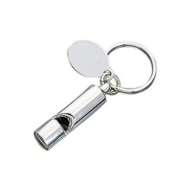 Whistle Key Chain, CP 3" L