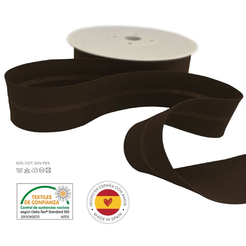 TEXTEX = 20mm Wide Bias Binding Tape. 50% Cotton and