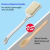 2-piece Back Scrubber for Shower, 14" Long Handle Body Brush,