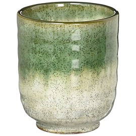 Yamasita Craft 35341-258 Oribe Nagashi Tea Cup, Small, 2.8 x 2.8 x 3.3 inches (7.2 x 7.2 x 8.3 cm)