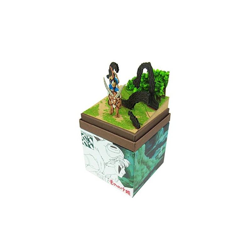 Sankei Studio Ghibli mini Princess Mononoke Ashitaka and Tatari God