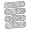 Gatuida 4Pcs Plastic Air Vent Grille Cover for Wardrobe and