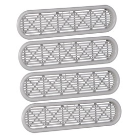 Gatuida 4Pcs Plastic Air Vent Grille Cover for Wardrobe and Shoe Cabinet Durable Design for Optimal Air Circulation Easy Installation for Home Use Heat Dissipation Features
