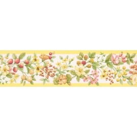 Cenefas De Flores Para Pared Decorativas Adhesivas De 23 Cm