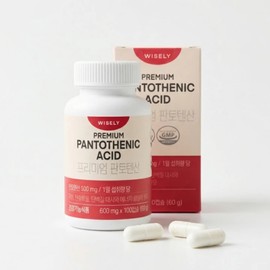 Pantothenic acid highly concentrated active complex daily vitality care 500mg / 판토텐산 고농축 활성형 복합 데일리 활력 케어 500mg